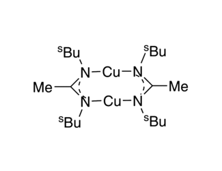 Bis(N,N&#8217;-di-sec-butylacetamidinato)dicopper(I) - CAS:695188-31-9 - [Cu(sBu-amd)]2, Copper(I)-N,N-di-sec-butylacetamidinate, Bis[mu-[N,N-bis(1-methylpropyl)ethanimidamidato]]dicopper